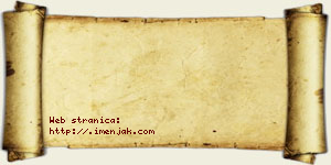 Jagodinka Veljoglavac vizit kartica